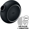 Satisfyer - Stimulateur Et Vibrateur Double Air Pulse Pro To Go 3 Noir